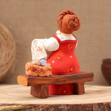 Kovrov toy "Baryshny embroider", ceramics-2