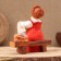 Kovrov toy "Baryshny embroider", ceramics