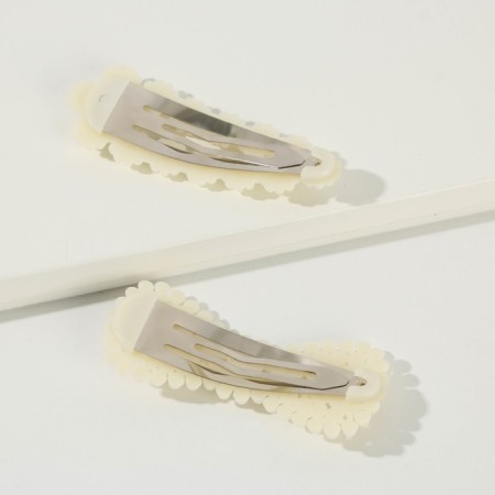Hair clips “always in trend”, 2 pcs, 7 x 2.5 cm-2