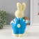 Piggy bank "Rabbit Fermer", height 21.5 cm