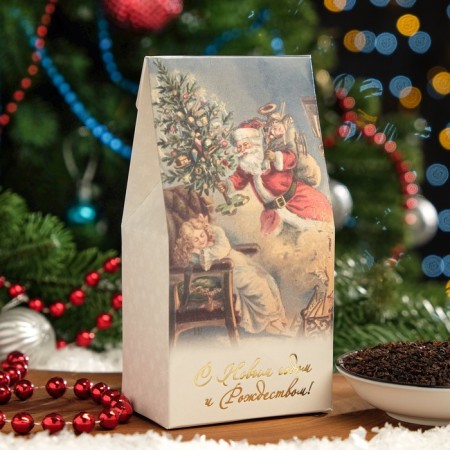 Black tea "Christmas gifts" with thyme, 50 g