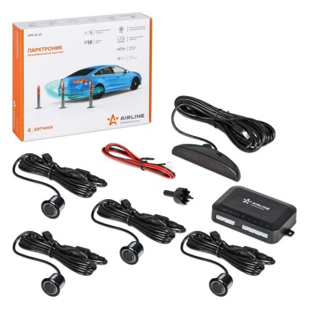 Parkthronics, 4 sensors, AIRLINE APS-4L-01 LED screen