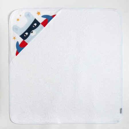 A children's baby I am "Super Hero", 75x75 cm, 100% cotton. 340g/m2-1