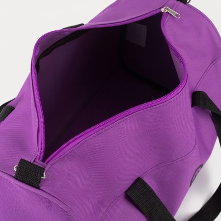 Female sports bag, textura, average size, purple color-2