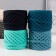 Knitted yarn set No. 10, 4x30 m/100 g, width 7-9 mm (murena, menthol, dolphin, t-blue)
