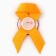 The icon with a ribbon for the graduation "graduate", bell, diam. 4.5 cm