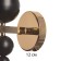 Sconces "Siena" 1he14 40W black and gold 12x17x40 cm