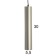 Lucas Lumber Led 5W 4000k matte chrome 5x5x30-130cm