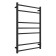 Electric towel "Dvin" L NEO, 800x500 mm, dimmer, black matte