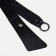 Women's belt, width 10 cm, elastic band, metal buckle, black color