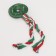 A squeak -soft toy, soft for dogs "New Year Donut" with a rope, 32 cm