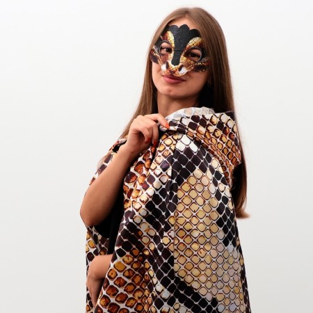 Carnival set "The mysterious snake" raincoat 120 cm, snake-4