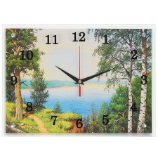 Carty clock is wall-mounted, interior 