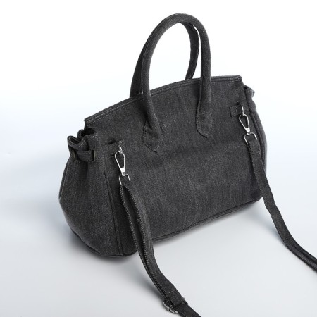 Women's bag from textiles, 30x21x15 cm,-1