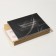 A set of gift certificates "Black Silk", 10 pcs, with craft bags and stickers, black color