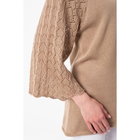 Female jumper, size 44, beige color-6