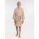 Waffel children's robe "Kimono", size 38, beige color