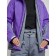 Ski costume female winter, size 46, purple color