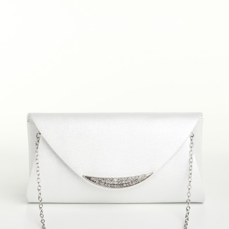 Female bag on a magnet, white color