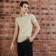 Brooch "Scorpio", black color in gold