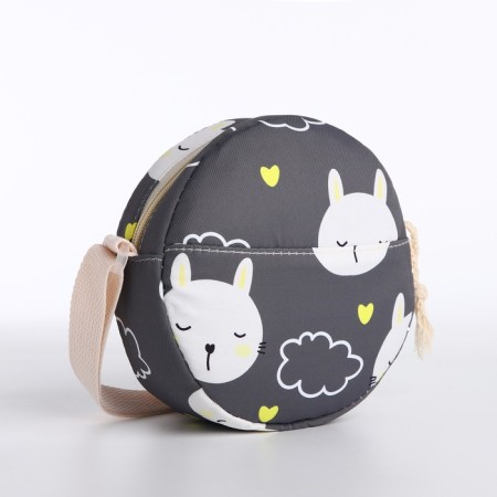 A backpack with a zipper, bag, cosmetic bag, gray color-8