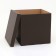 Box for balloons, black 60 x 60 x 60 cm
