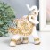 Polystone souvenir "White Elephant in the Golden Rich Popone" MIX 6x11x13 cm
