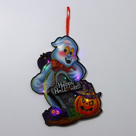 Decorative luminous jewelry (suspension) "Ghost" 36x25 cm-5
