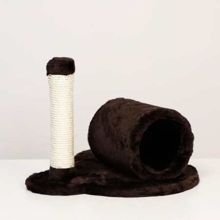 Game complex with a column-bunker, pipe, toy, 40 x 30 x 35 cm, brown-2