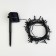 Garland "thread" 5 m, IP44, dark thread, 50 LED, glow blue/aquamarine, 2 modes, solar battery