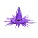 Halloween carnival hat with diodes, purple