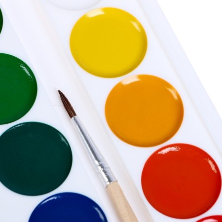 Watercolor "Ray" Zoo, 16 colors, with a brush-2