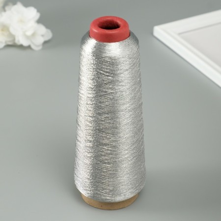 Lurex thread for creativity 3500 m, silver