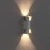 Facade lamp "Elegant", FSD-091, 6 W, 3000K, IP65, 220 V, Metal, Bely