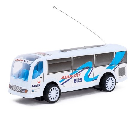 Radio -controlled bus "Delivery Service", lighting effects, works from batteries, mix-3