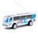 Radio -controlled bus "Delivery Service", lighting effects, works from batteries, mix