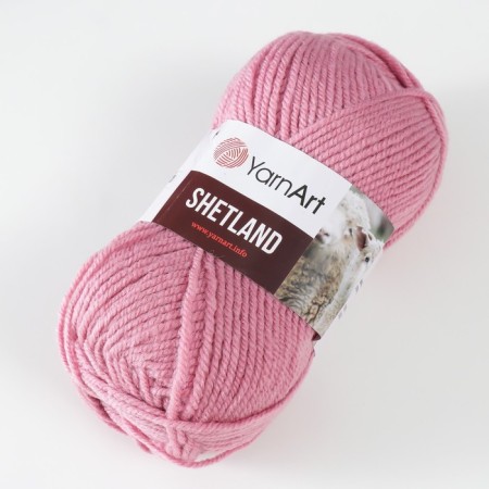 Gingerbread "Shetland" 30% wool Verdin, 70% acrylic 220m/100g (508 pink)-1