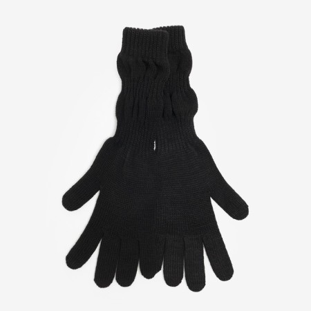 Female gloves, black color, size 18