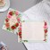 Postcard "100 wishes in the anniversary!" glitter, roses, rhombus, a4