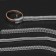 Ring of the ring size (set 4 pcs. 10 cm), 3.5 × 100 mm, 5 × 100 mm, the color is transparent