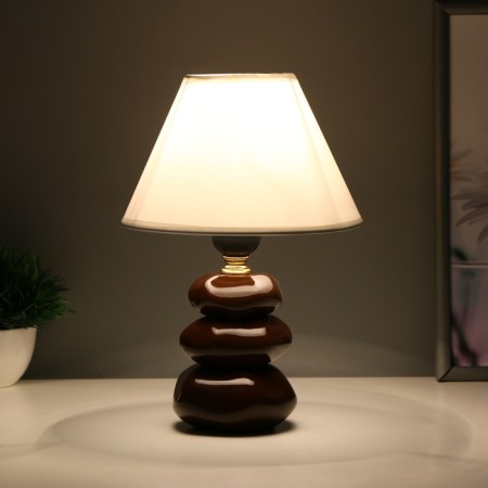 Breeze table lamp 1x60W base: e27 color: coffee-1