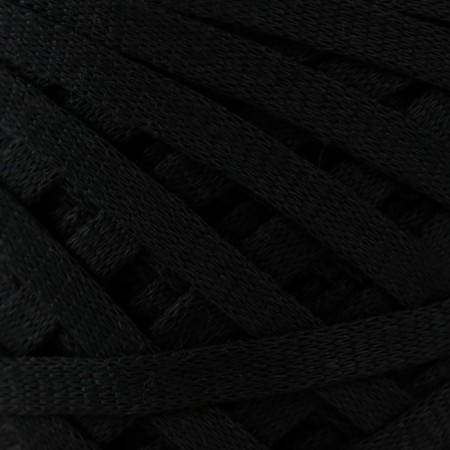 Knitted yarn "Ribbon" 85m/170 ± 5 g (black)-2