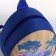 Children's backpack on the zipper "chosen", the color is blue