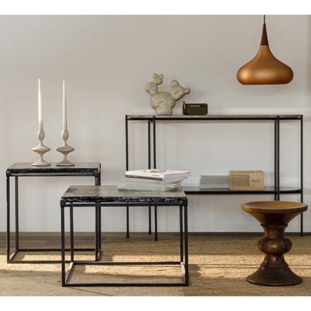 MAYEN FROSTED coffee table, 500 × 410 × 530 mm, black color-8