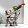 Souvenir Polystone stand for the bottle "Griffel Elephant" 29.5x29x10 cm