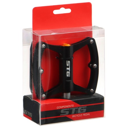 Pedals 9/16 STG BC-PD216, aluminum, prom. bearing, black color-1