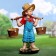 Garden figure "Boy with a rocker" 33x18x49 cm