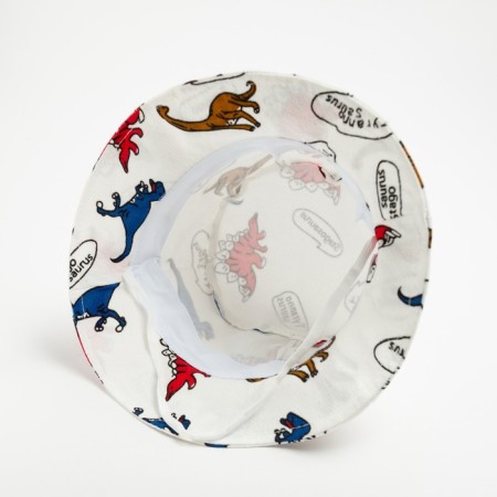 Panama Children's Minaku "Dinosaurs", white color, size 46-48-2