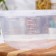 Bowl with measured division, 2 l, transparent