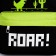School textile backpack with pocket "Dinosaurus", a reflector. Elements, 27x23 x 10 cm